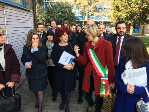 Pioltello visita ministro Istruzione Valeria Fedeli  scuole marzo 2017